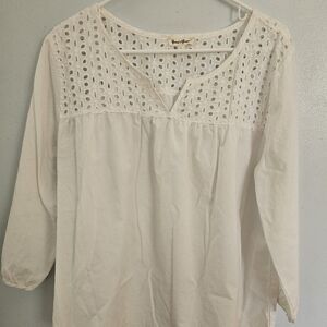 White summer blouse